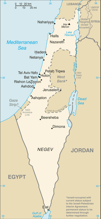Syrien landkarte israel Landkarten Israel
